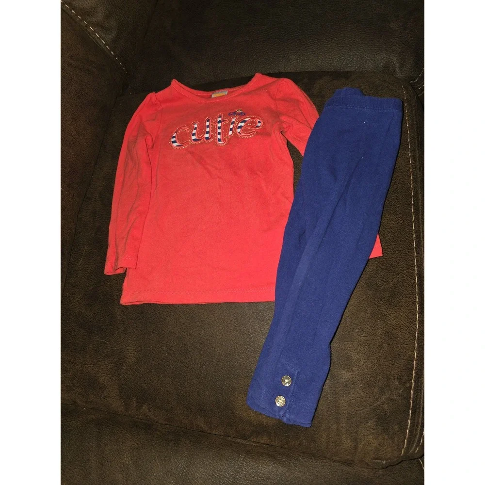 Gymboree mod about orange lot‎ 18 24 months tops sweater leggings dog